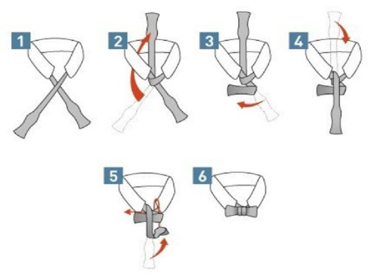 cách thắt cà vạt học sinh cấp 3