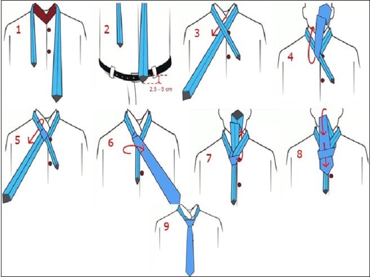 cách thắt cà vạt học sinh