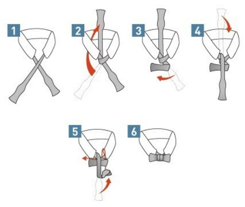 Cách thắt cà vạt nữ