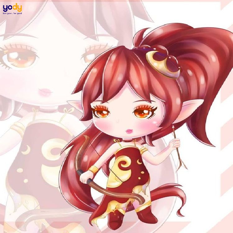 Cung nhân mã chibi