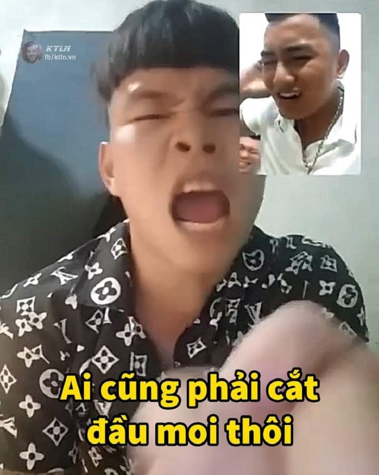 Màn cà khịa đầu cắt moi đi vào lòng đất