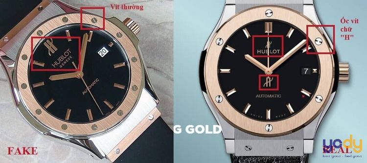 Cách phân biệt đồng hồ Hublot thật và giả