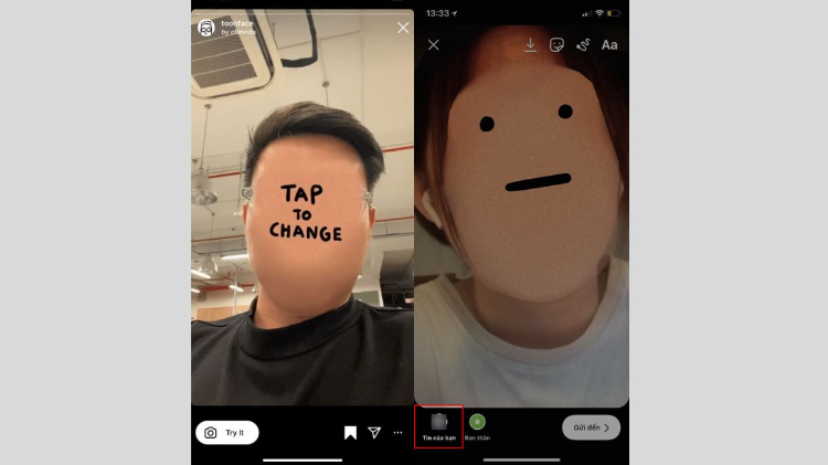Toon face