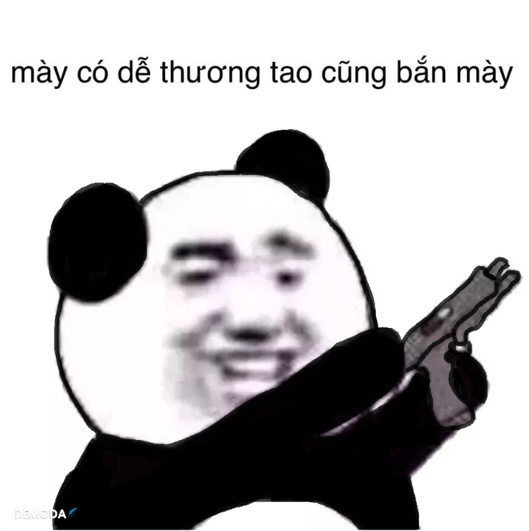 Meme gấu trúc cục súc