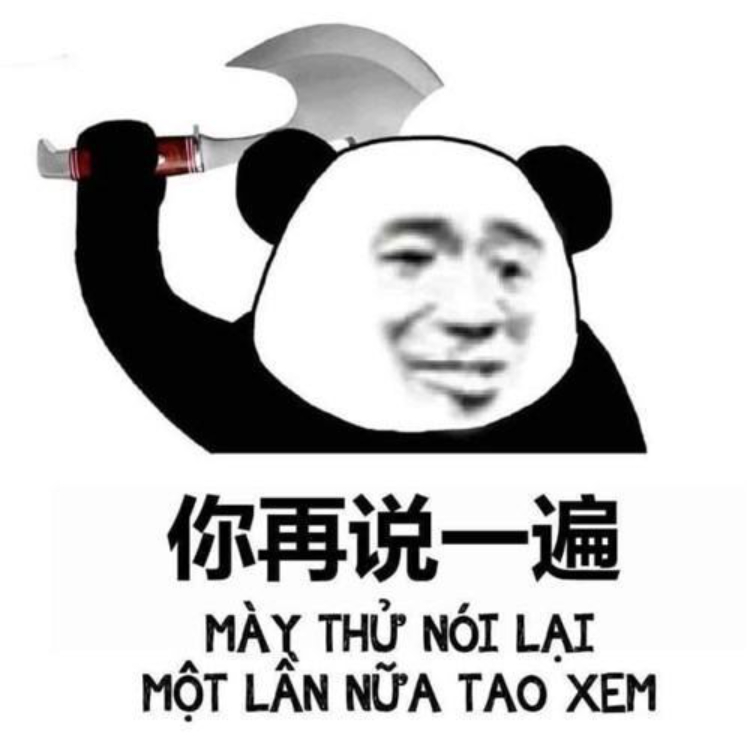 Gấu trúc meme vui nhộn