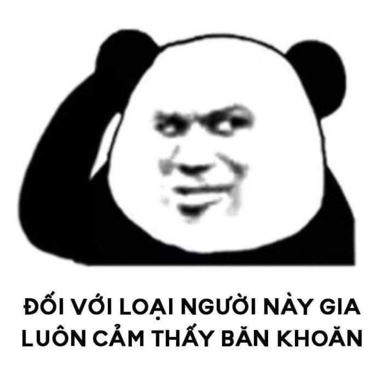 Gấu trúc meme bá đạo