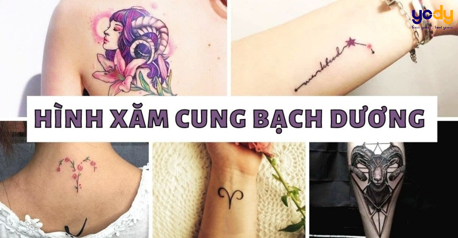 hình xăm cung bạch dương