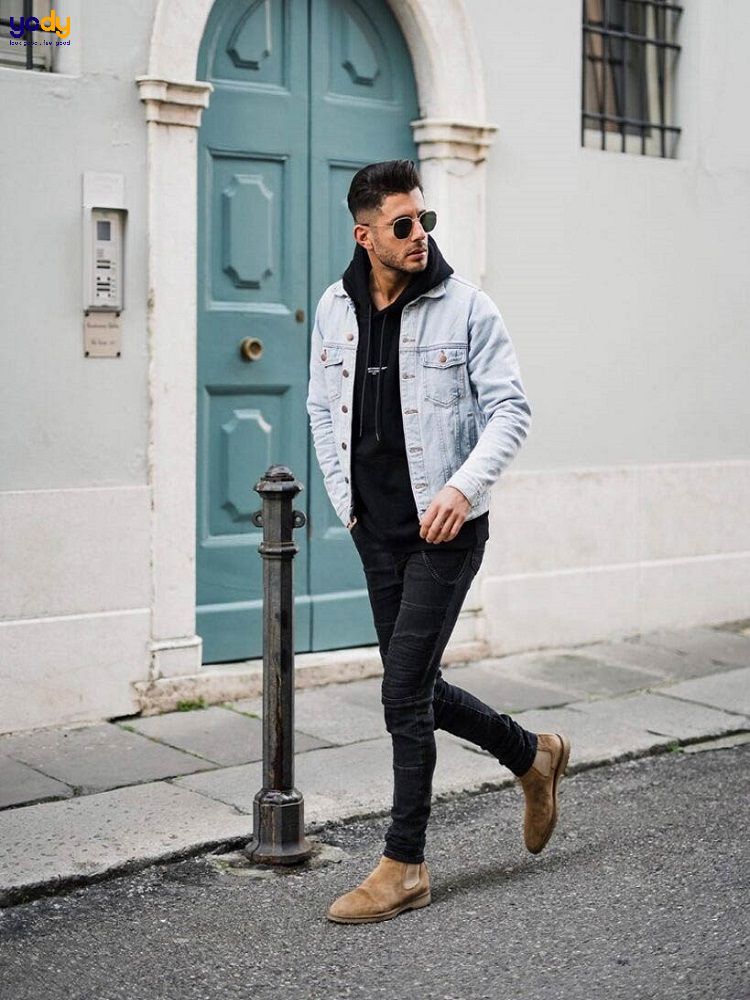 Cách phối đồ với jacket cùng quần dài