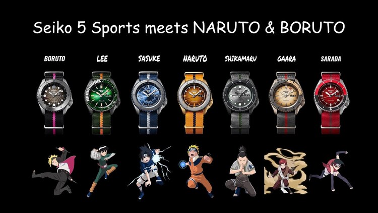 Seiko 5 Naruto & Boruto