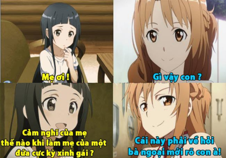 Ảnh chế anime troll con gái