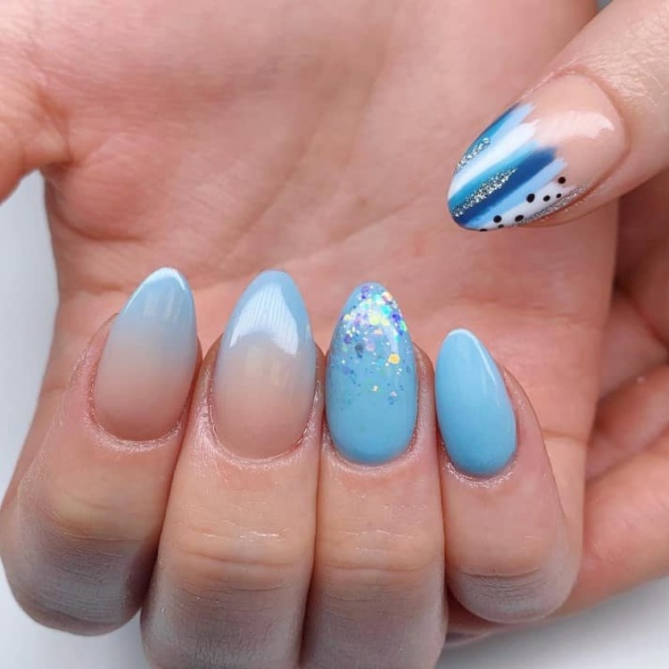 Mẫu nail ombre đẹp