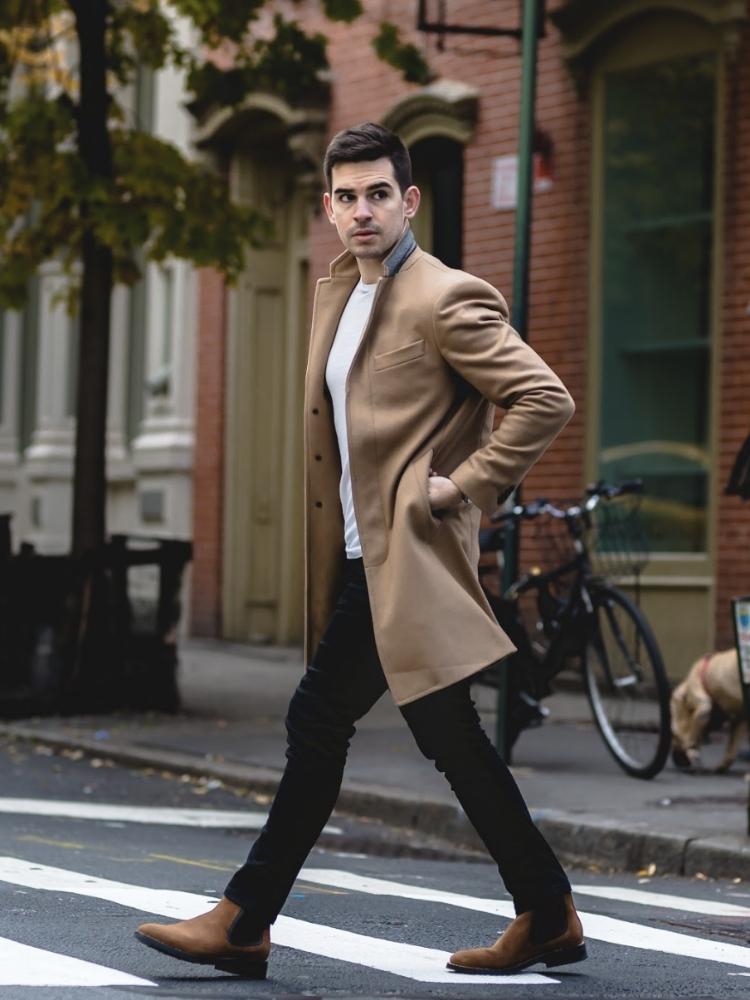 Mix đồ với chelsea boot nam