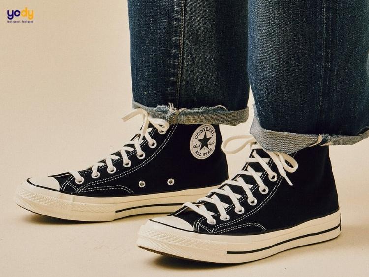 phối đồ với converse cổ cao nữ