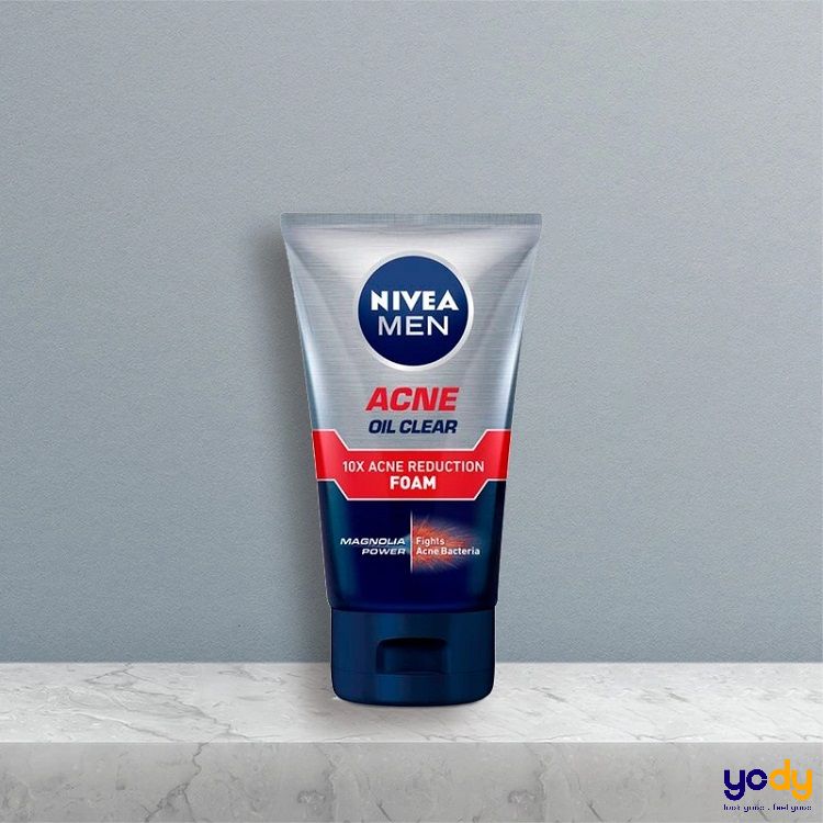 Sữa rửa mặt Nivea Men Acne Oil Clear 10X Acne Reduction Foam