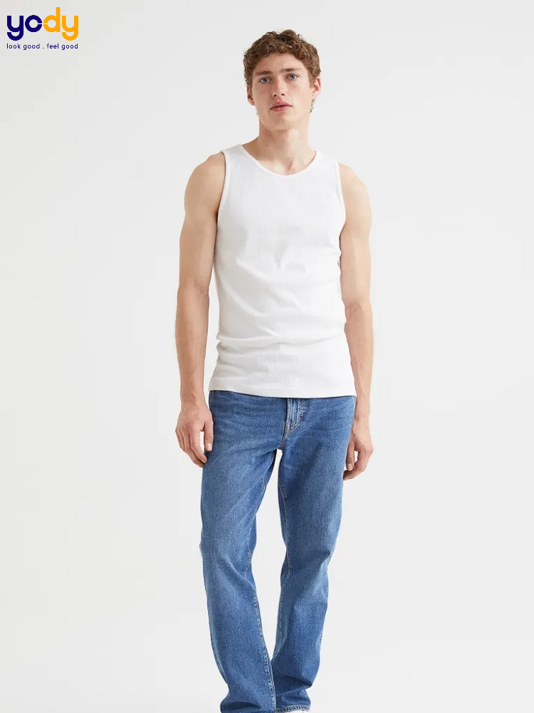 mix đồ với áo tank top nam