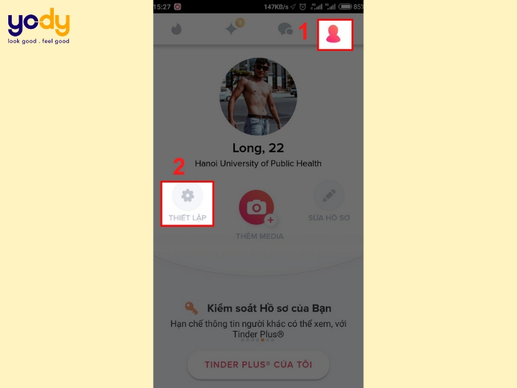 cách sử dụng tinder