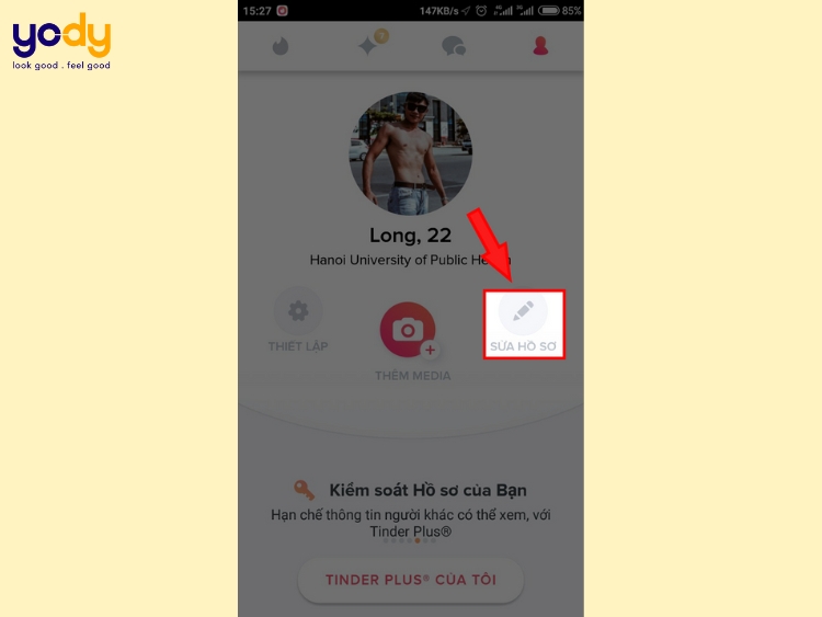 cách sử dụng tinder