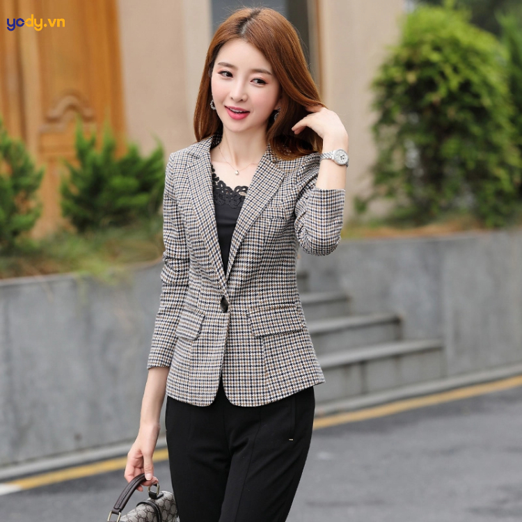 mẫu áo khoác vest nữ đẹp