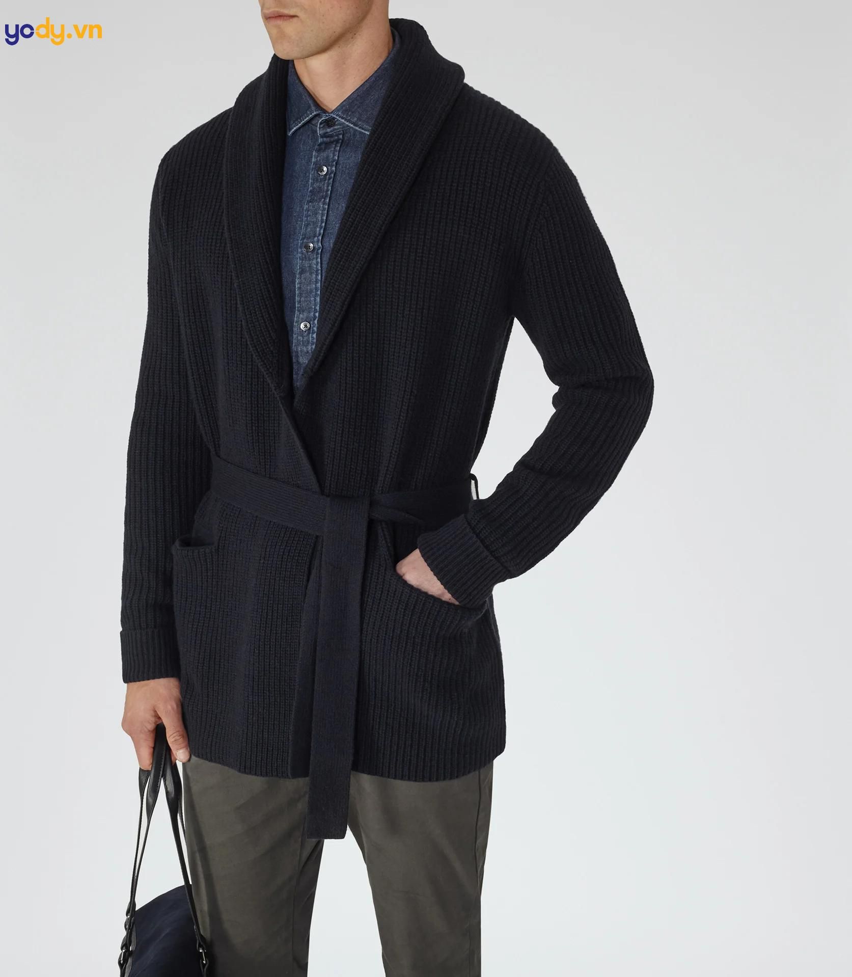 cách phối đồ với áo cardigan nam