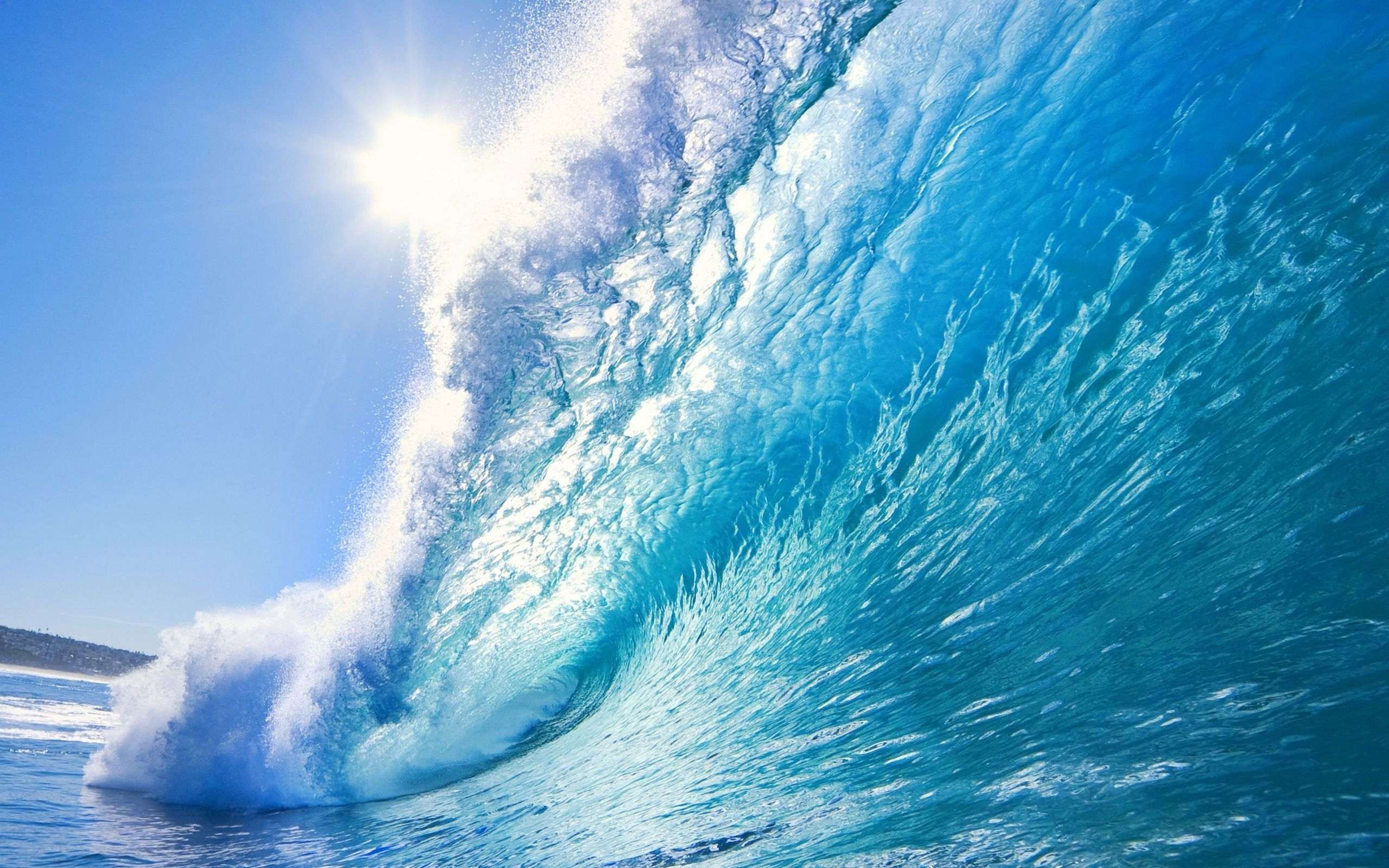 Hình nền sóng nước đại dương