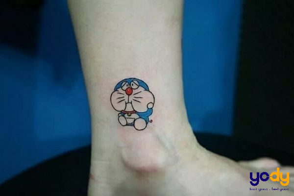 Hình xăm Doraemon đơn giản
