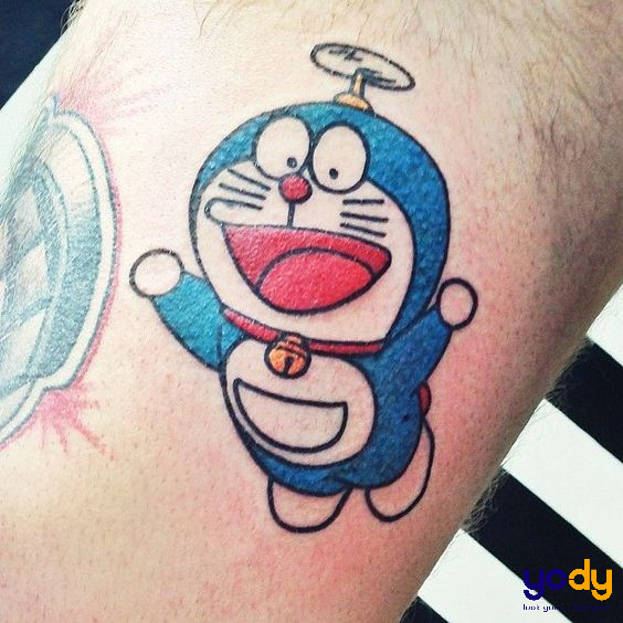 Hình xăm Doraemon đơn giản