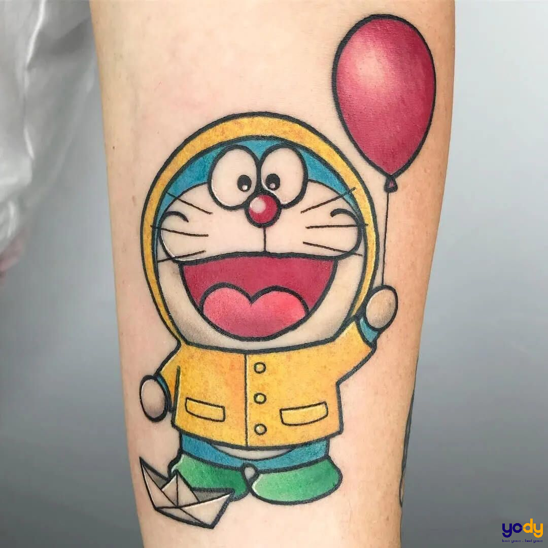 Hình xăm Doraemon đẹp