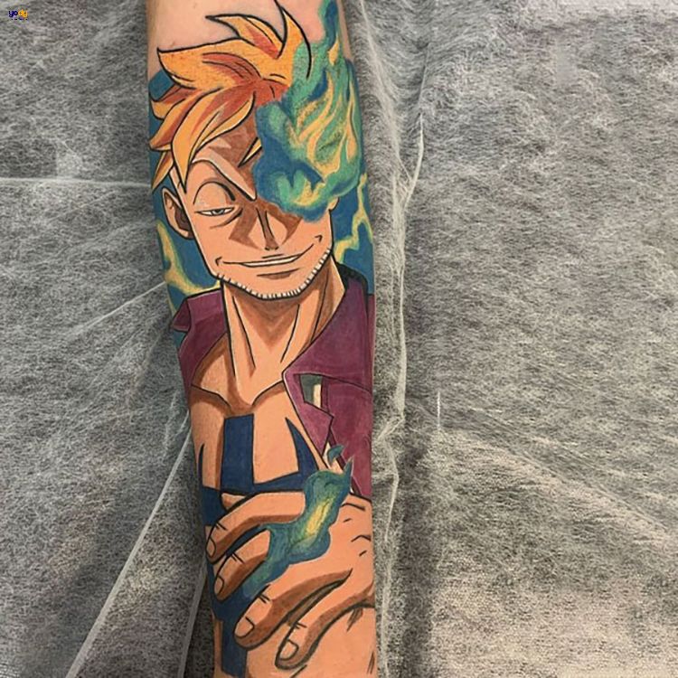 Hình xăm Marco One Piece