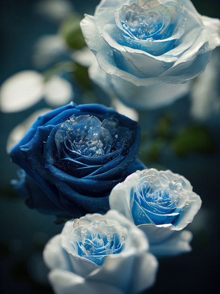 hoa hồng xanh