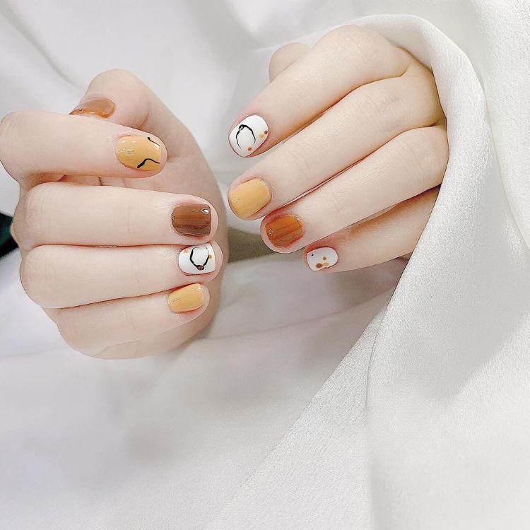 Mẫu nail cute cho học sinh, sinh viên