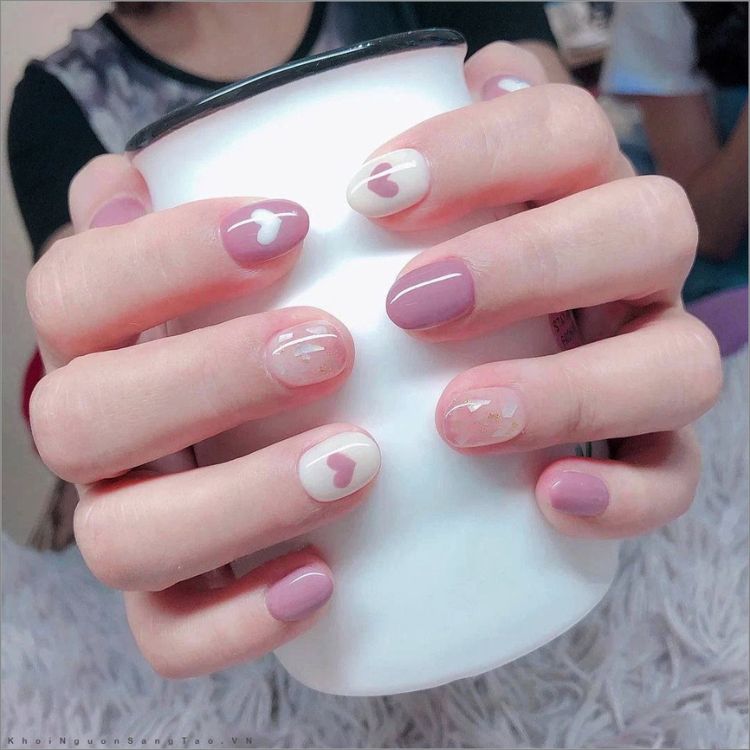 Mẫu nail đơn giản cho học sinh, sinh viên