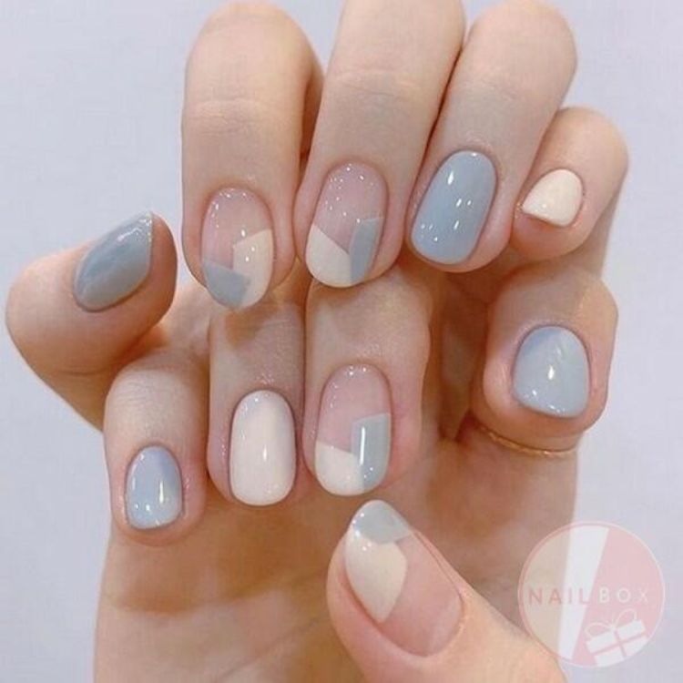 Mẫu nail nhẹ nhàng đơn giản cho học sinh