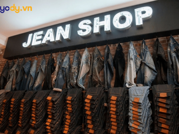 Shop khoác jean nam Jean shop