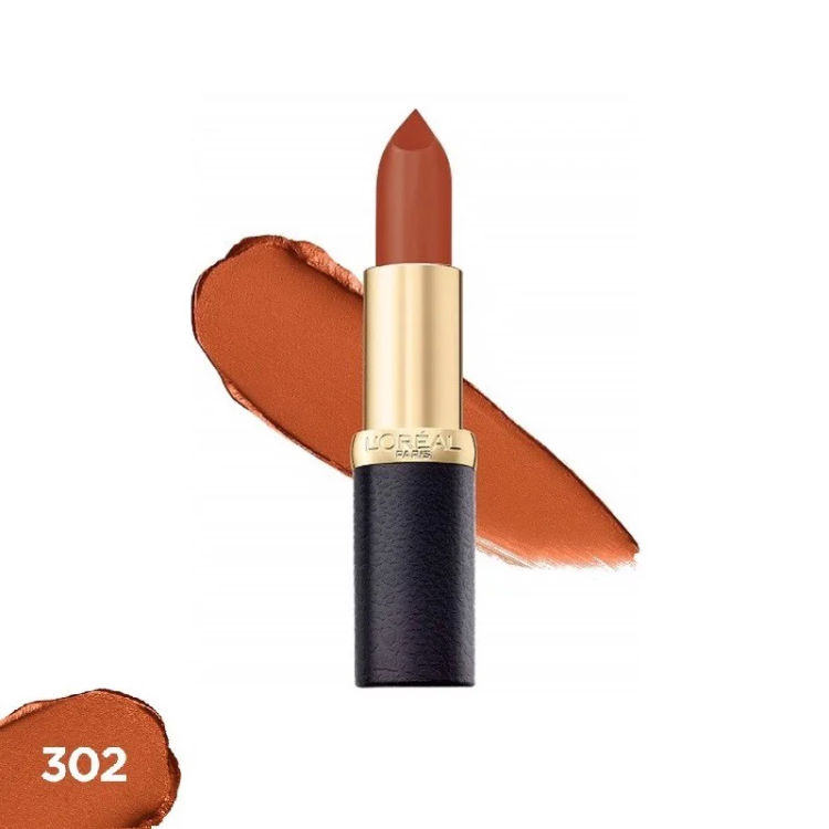 L'Oreal Color Riche Matte Dạng Lì Mịn Môi - 302 Rock On Fire