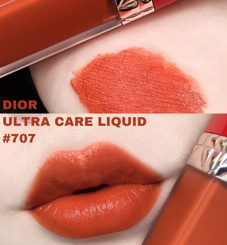 Son màu cam cháy Dior Ultra Rouge 707 Bliss