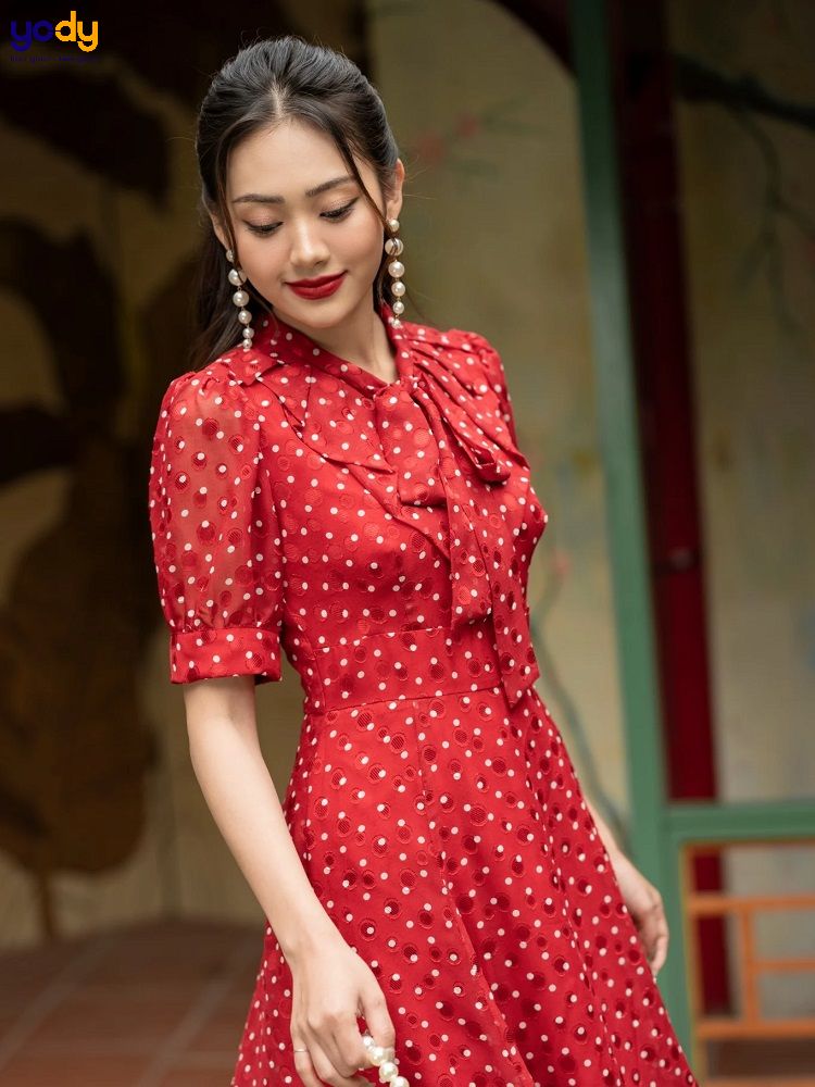 Mẫu váy vintage hot trend