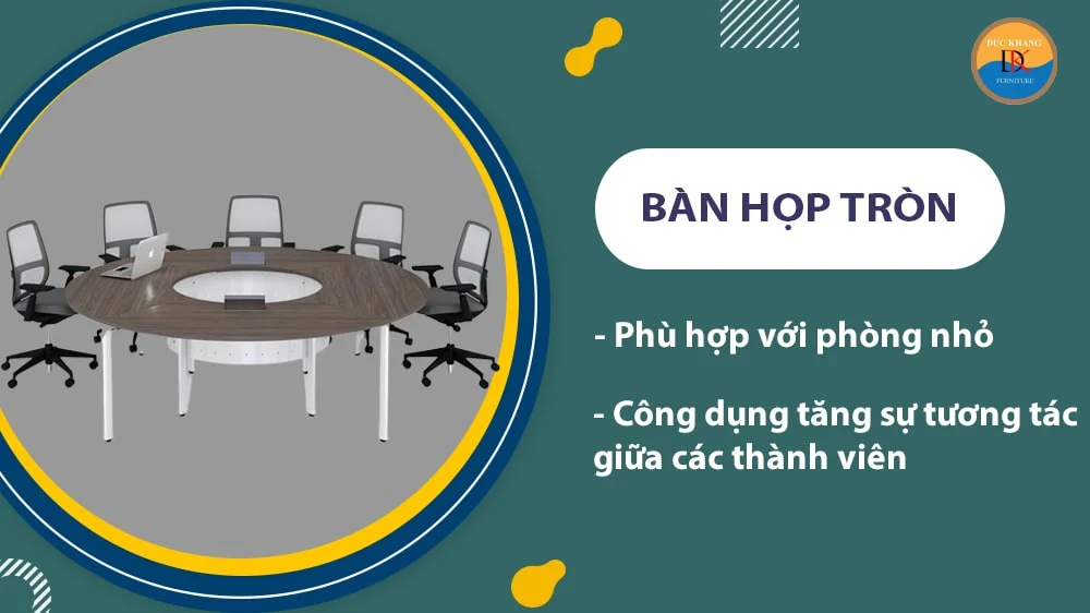 Bàn Họp Văn Phòng Cao Cấp, Bàn Họp Chân Sắt Đẹp tại nội thất Đức Khang