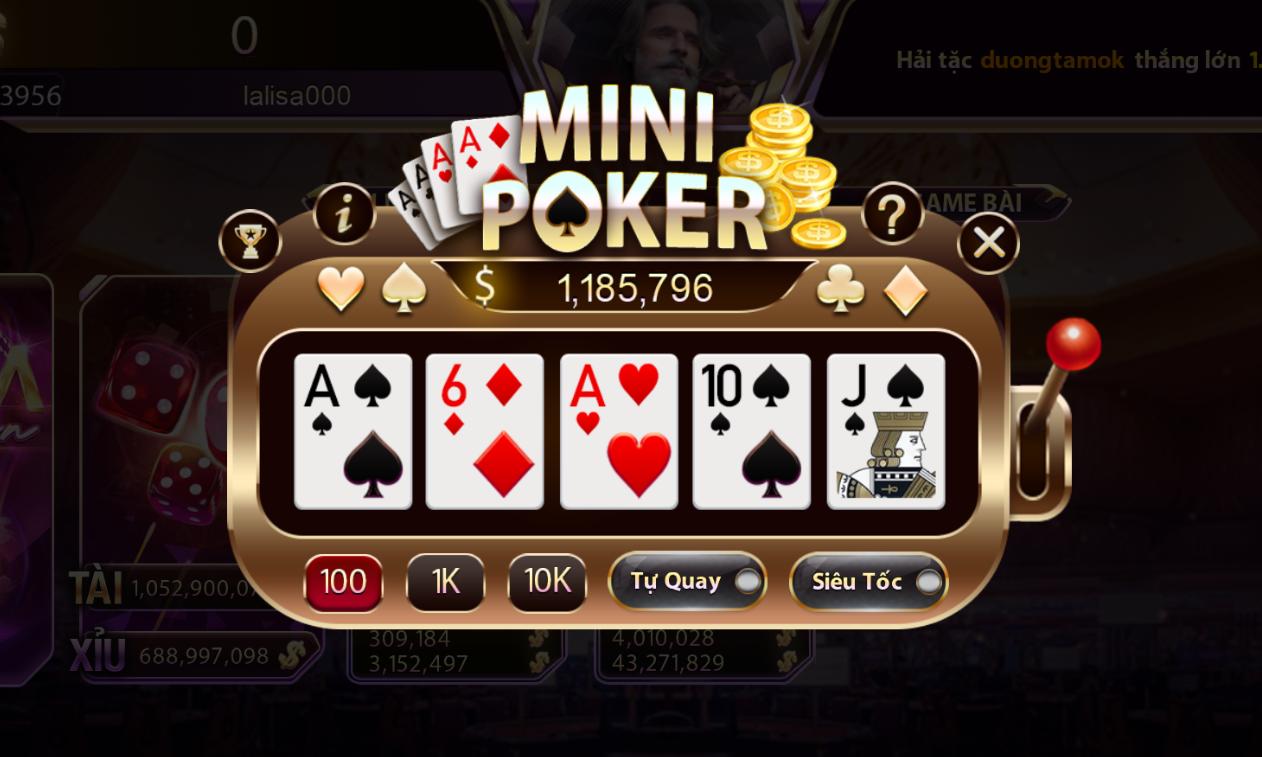 Bí kíp chơi Mini Poker cực dễ tại gemwin - Gemwin.page