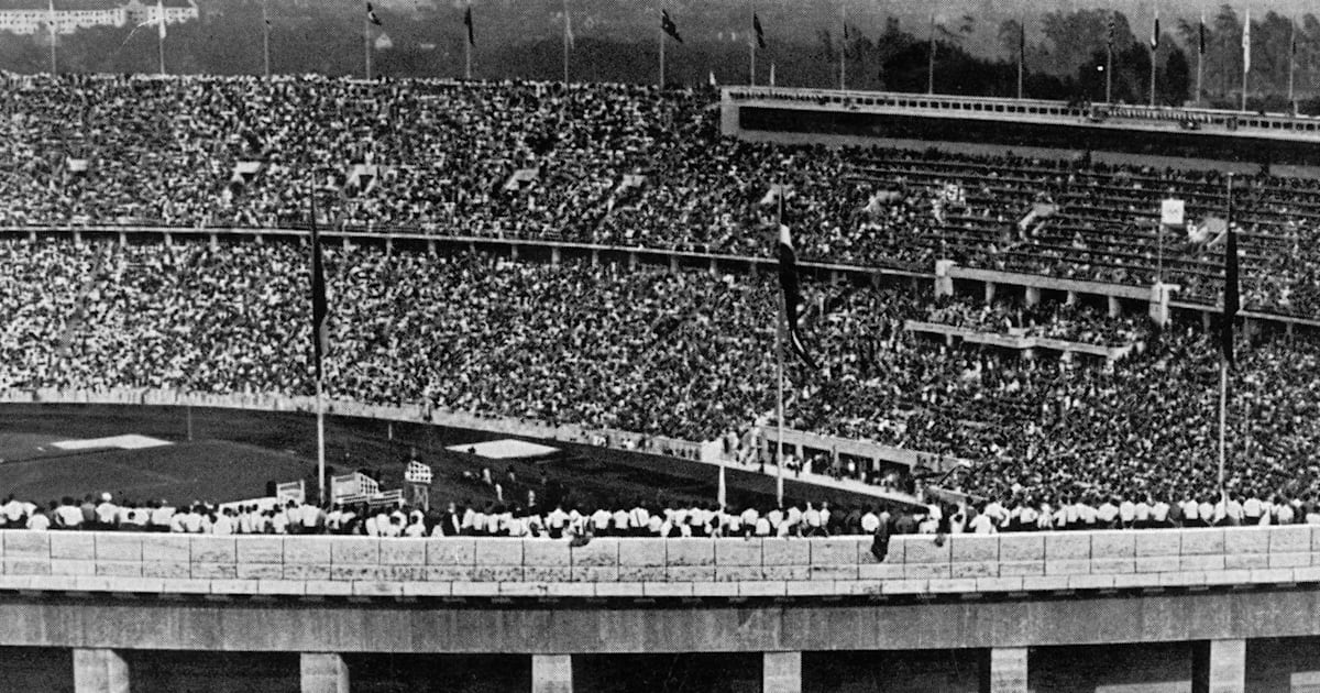 Sân Olympic Berlin thời Olympic 1936